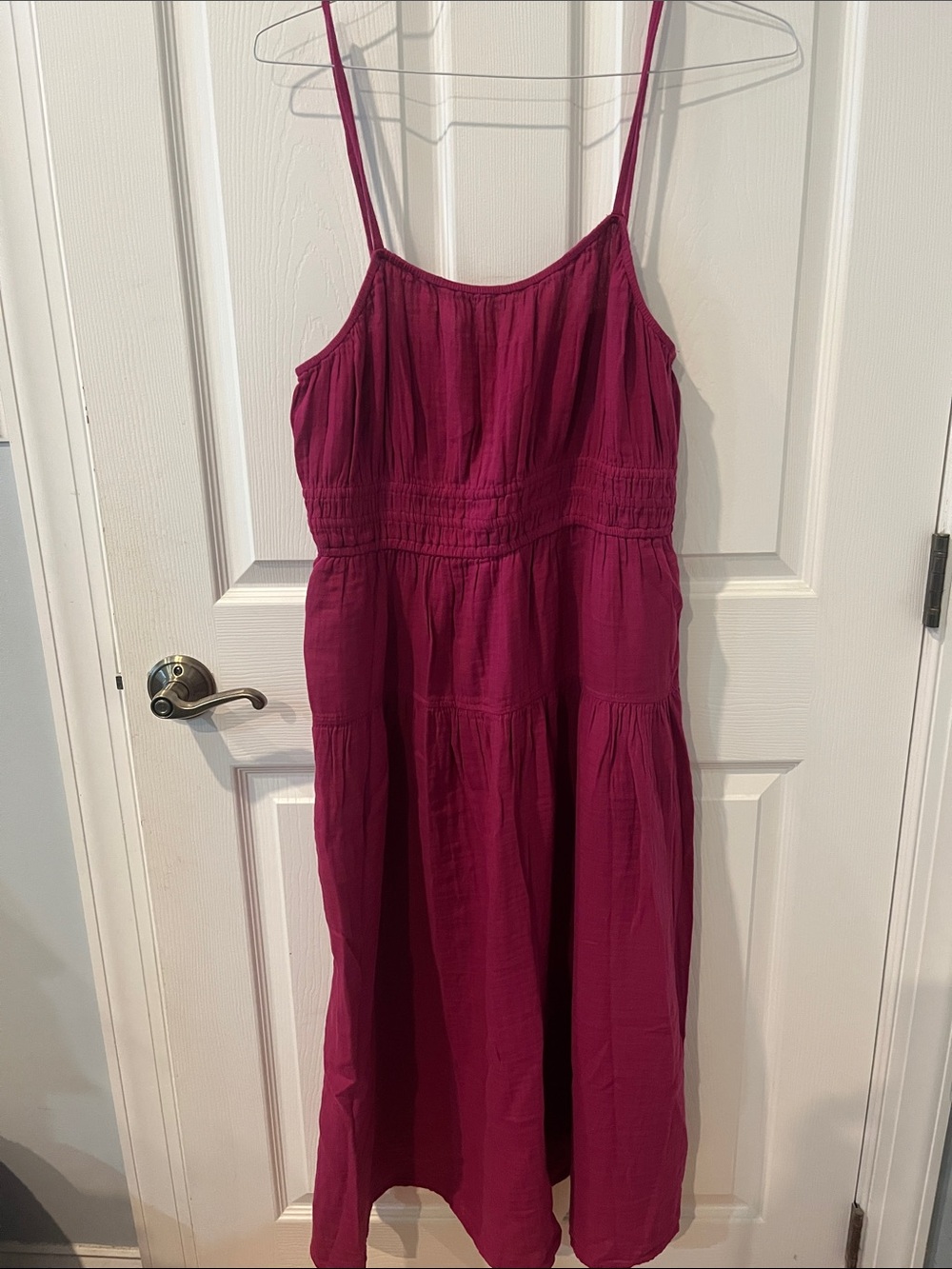 Old Navy Fuchsia Spaghetti Strap Sundress